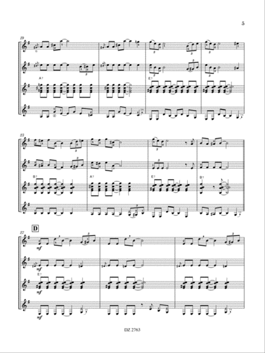 Mississippi Blues Mississippi Blues Guitar Ensemble scores gallery preview page 5
