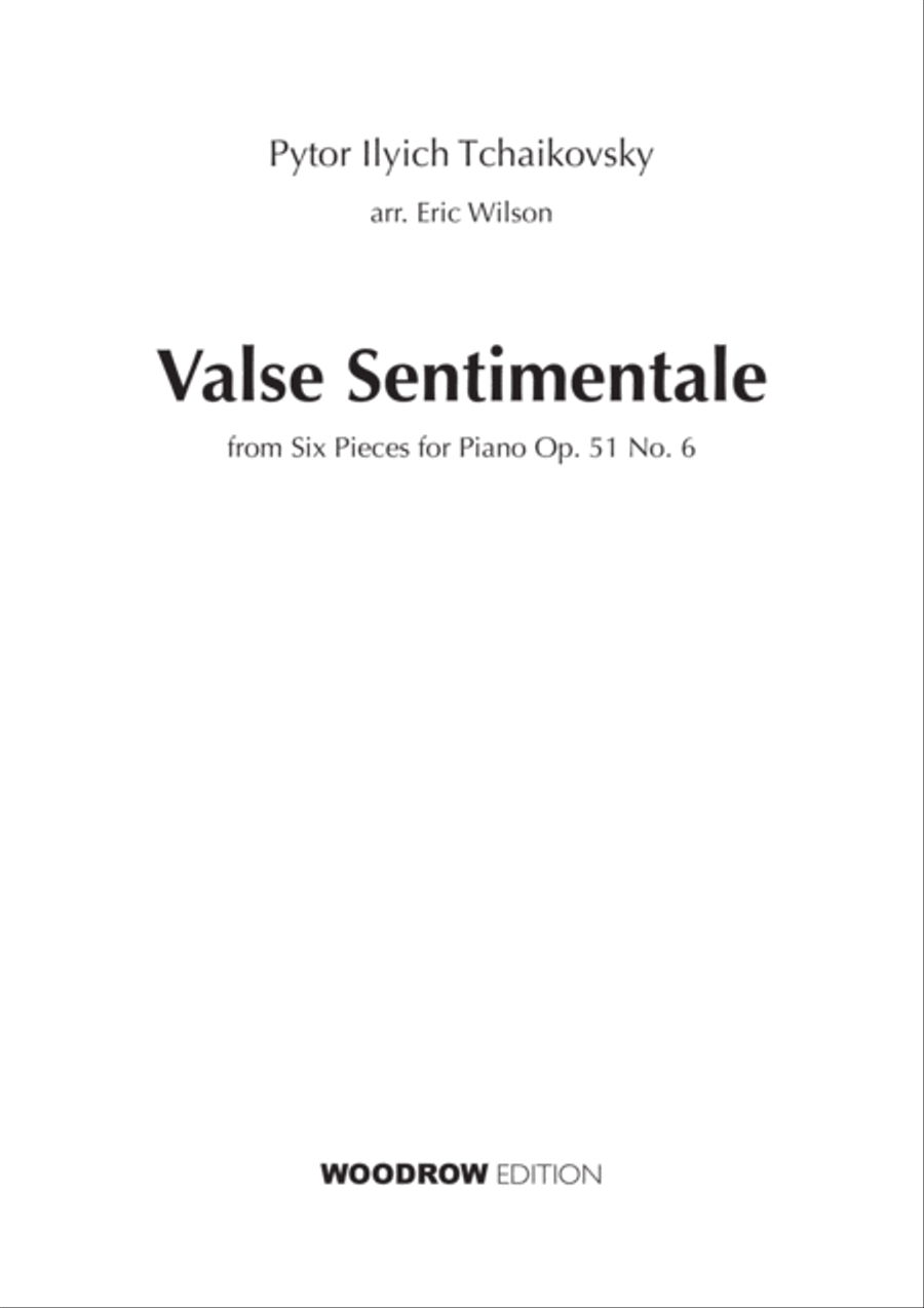 Valse Sentimentale Small Ensemble scores gallery preview page 2
