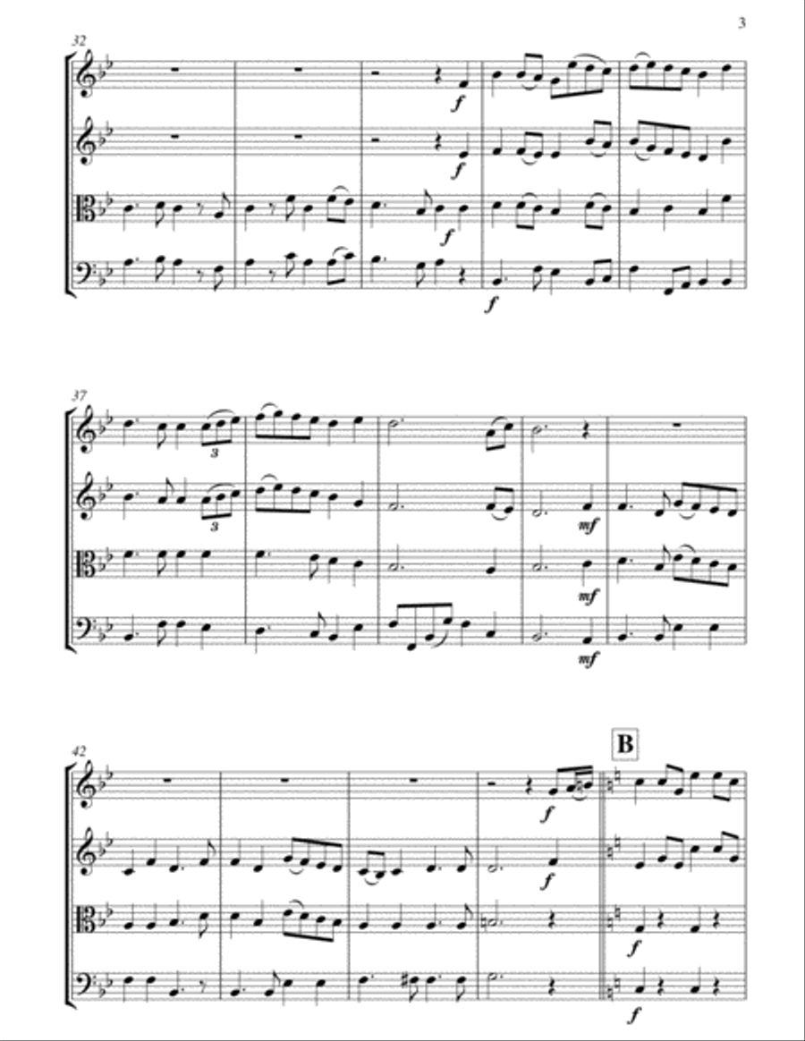 Song Of Australia String Quartet scores gallery preview page 4
