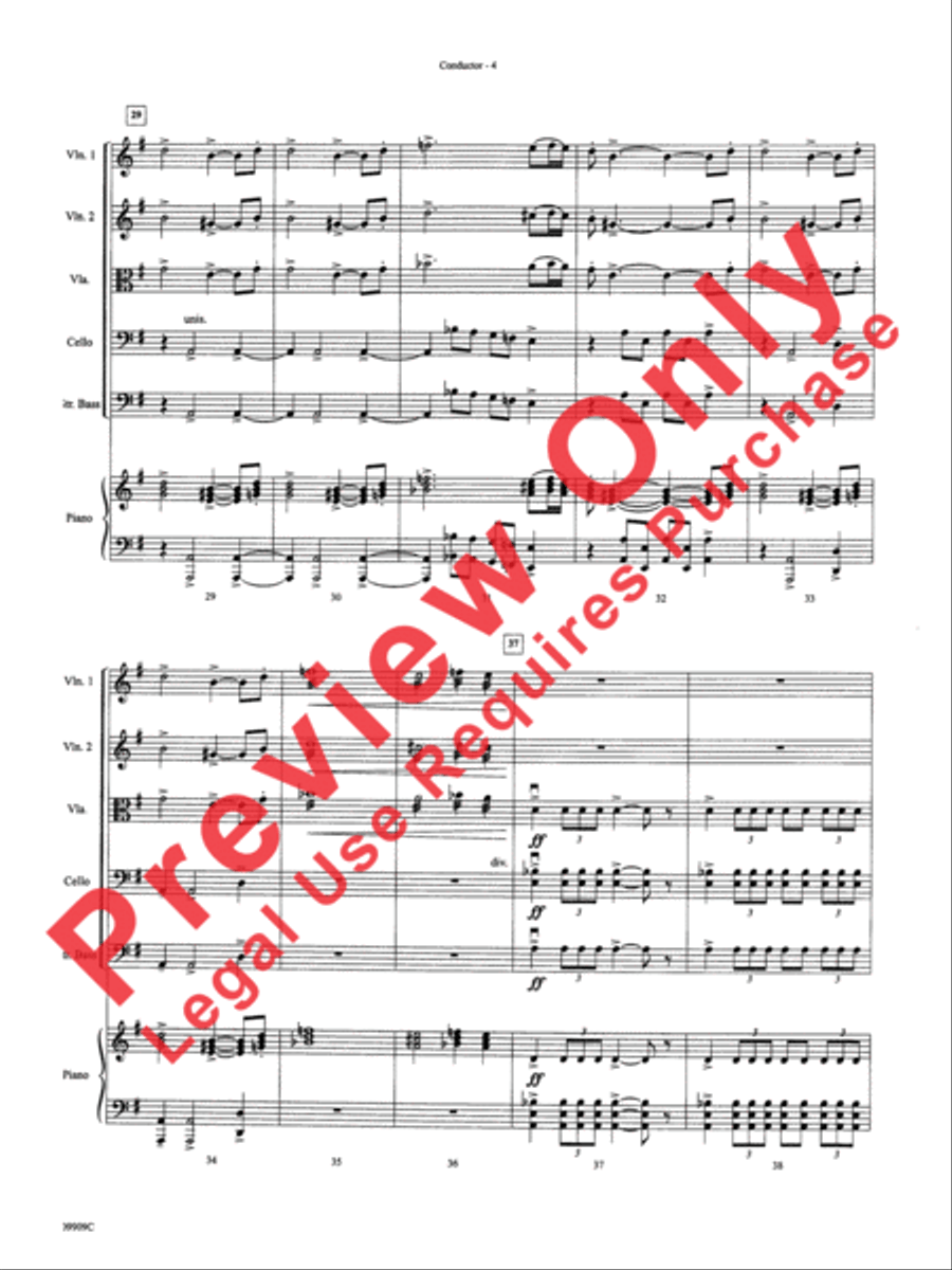 Star Wars (Main Theme) String Orchestra scores gallery preview page 18