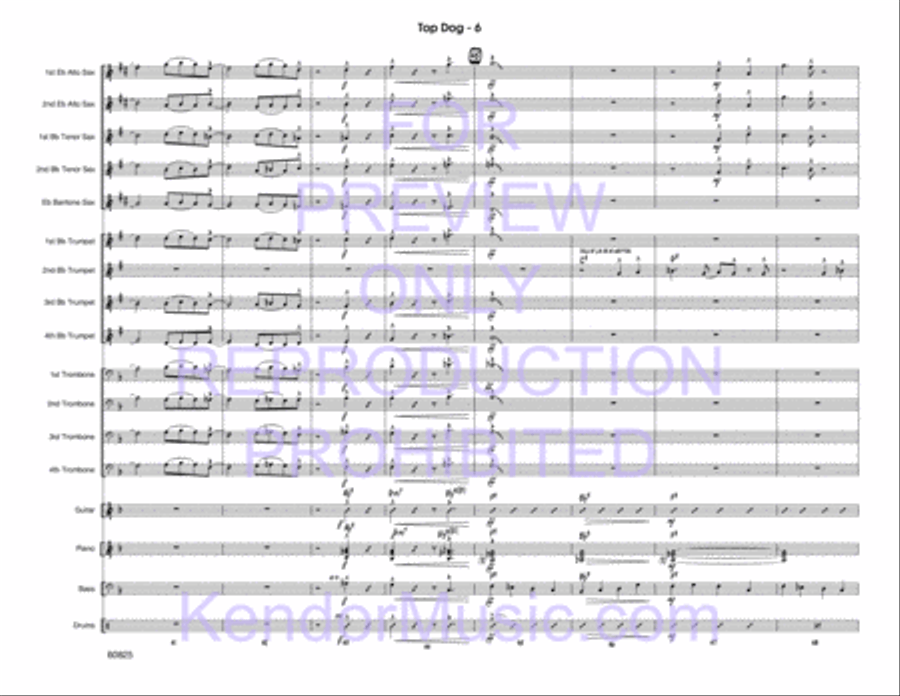 Top Dog Jazz Ensemble scores gallery preview page 7