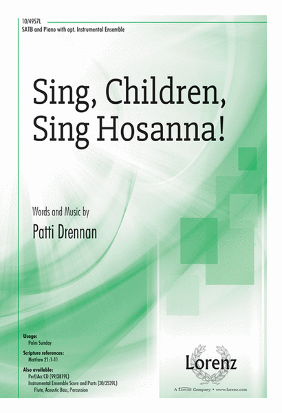 Sing, Children, Sing Hosanna! image number null