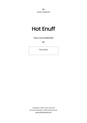 Book cover for Hot Enuff (Piano duet)