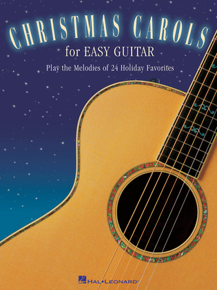 Book cover for Christmas Carols for Easy Guitar