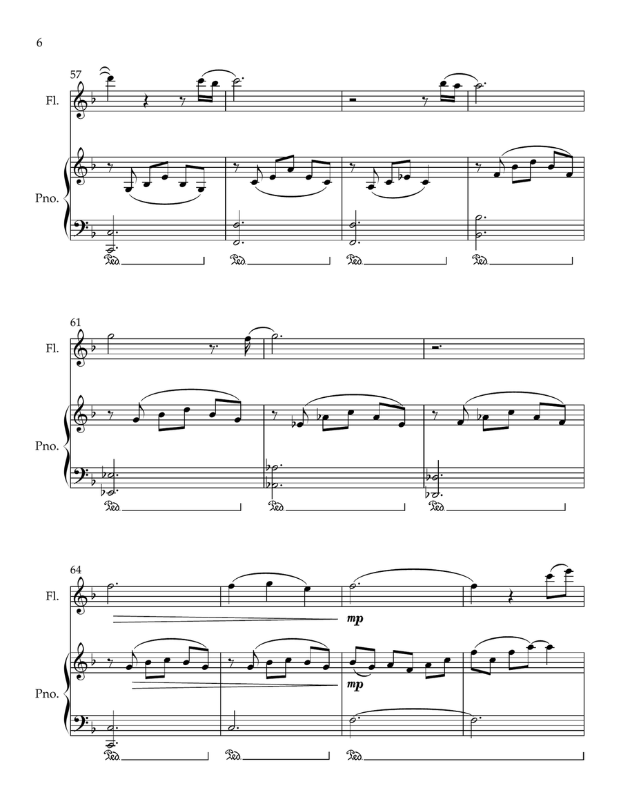 Cavatina Cavatina Flute scores gallery preview page 6