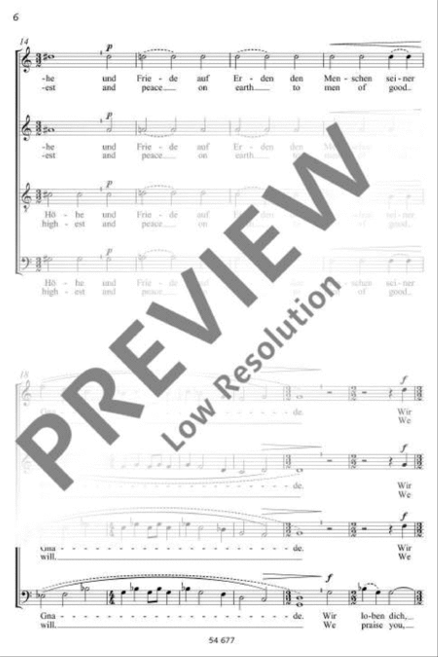 Glory to God (Gloria) A Cappella scores gallery preview page 7