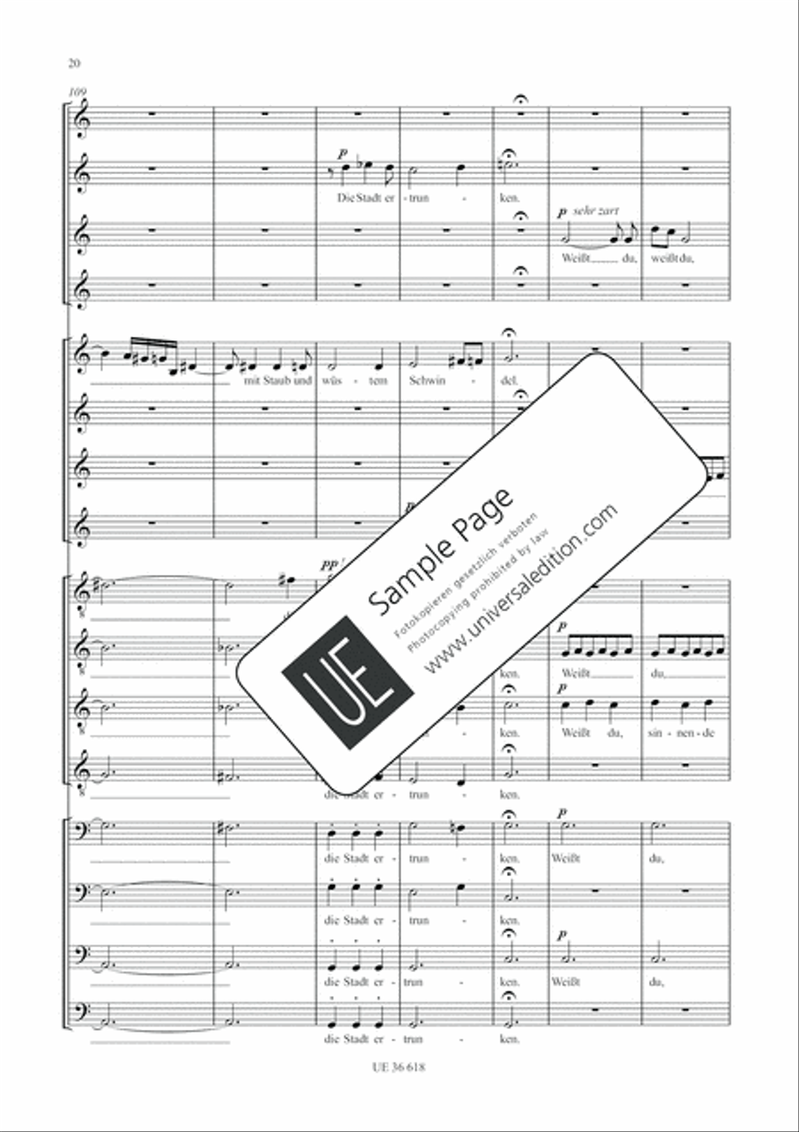 Im Sommerwind 4-Part scores gallery preview page 22