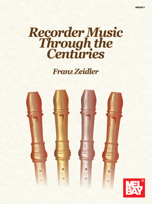 Book cover for Recorder Music Through the Centuries