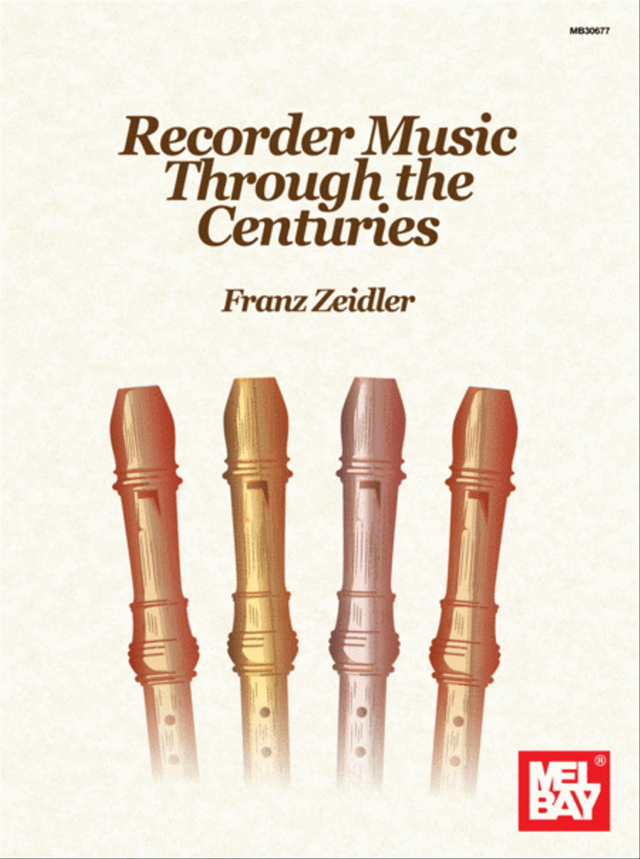 Book cover for Recorder Music Through the Centuries