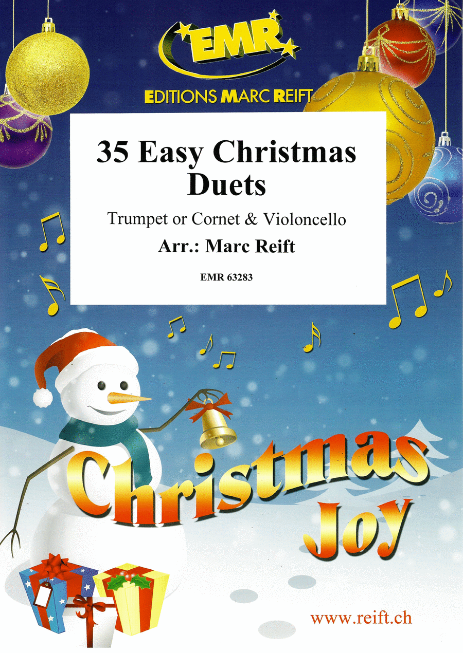 35 Easy Christmas Duets Cornet scores gallery preview page 1