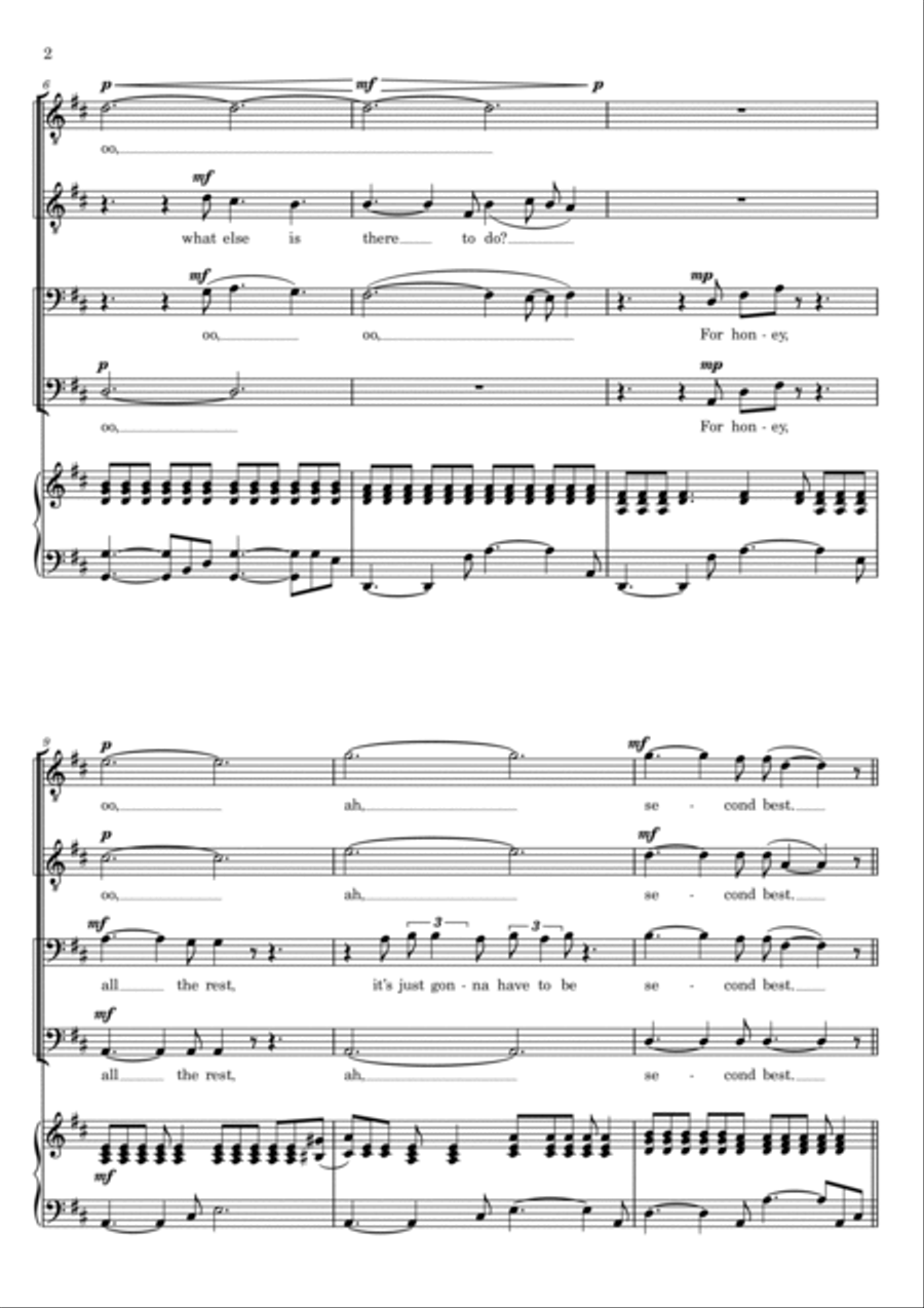 After Loving You TTBB scores gallery preview page 2