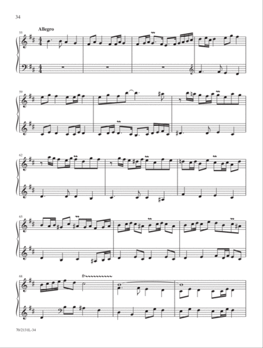 Eight New Little Preludes & Fugues Organ Solo scores gallery preview page 12