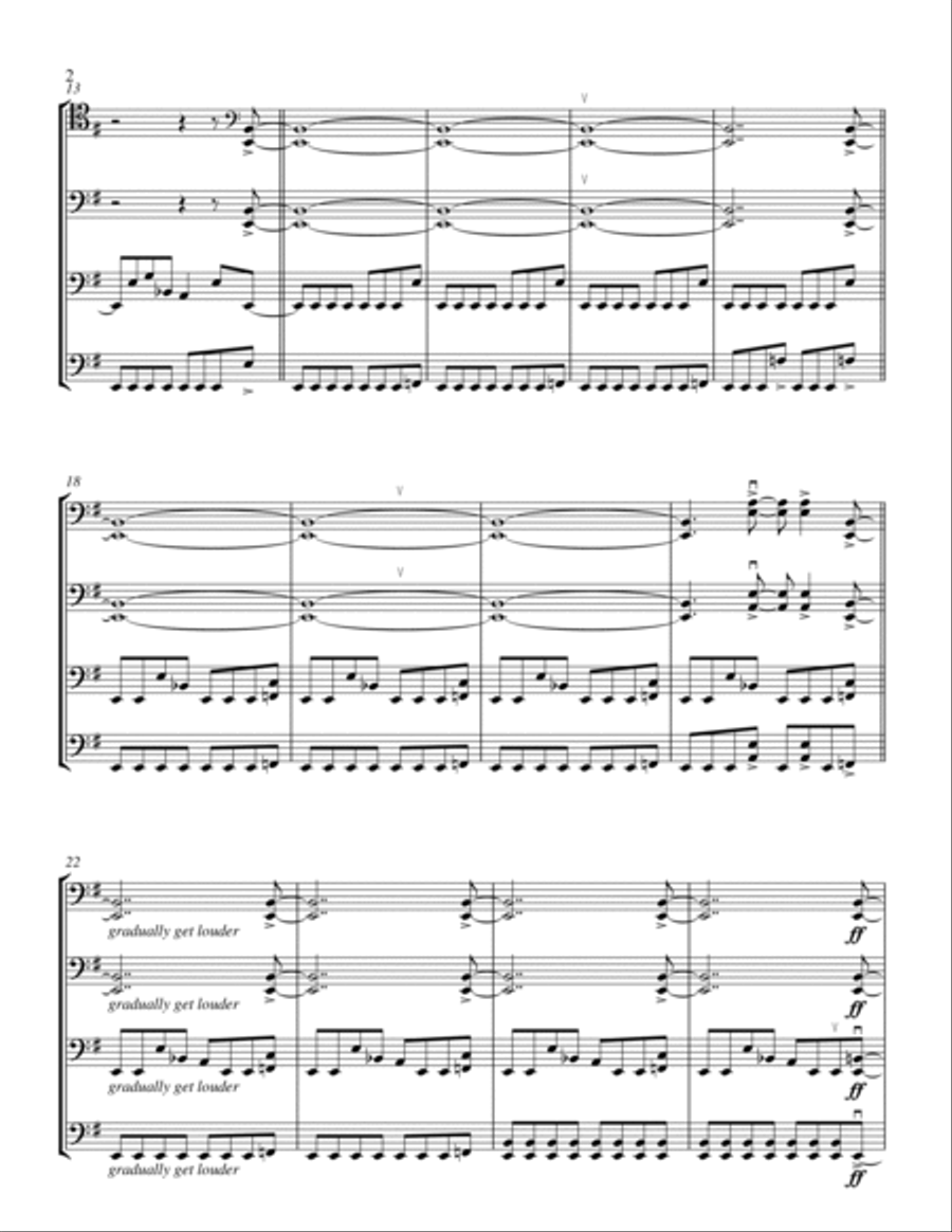 Enter Sandman String Quartet scores gallery preview page 2