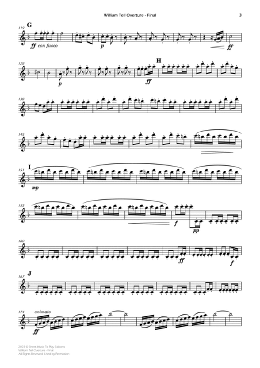 William Tell Overture - Wind Quintet (Individual Parts) image number null