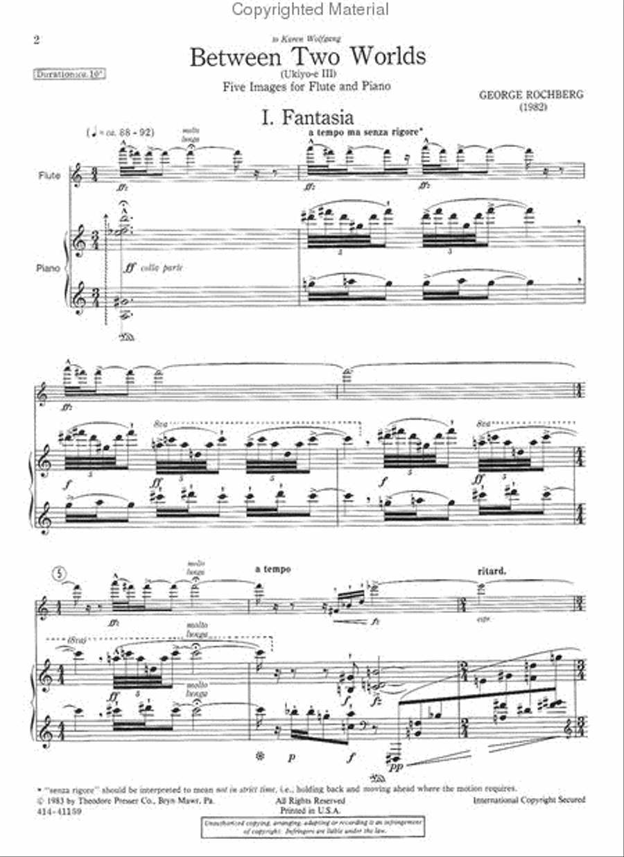 Between Two Worlds Chamber Music scores gallery preview page 2