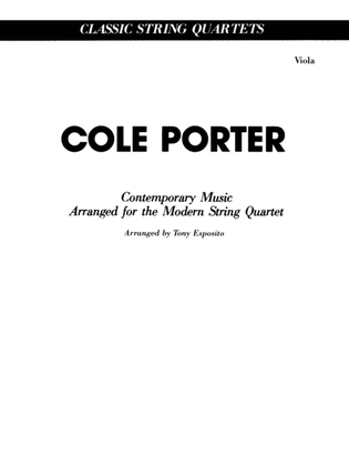 Book cover for Cole Porter (Classic String Quartets): Viola