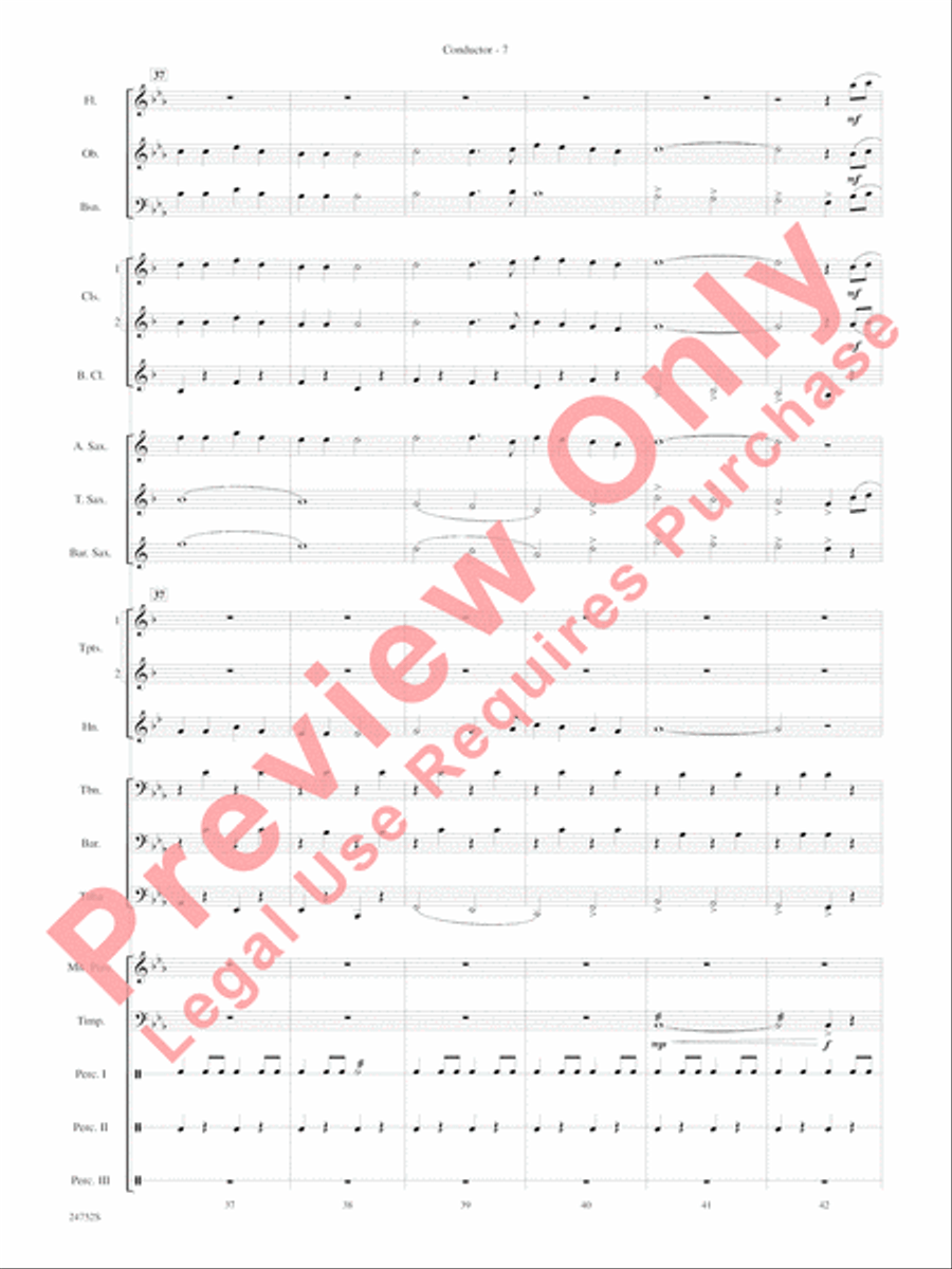 Charlie and the Chocolate Factory, Suite from Concert Band scores gallery preview page 10