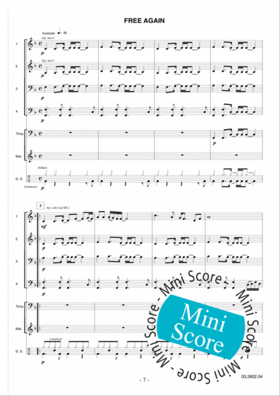 Adventure Games Concert Band scores gallery preview page 11