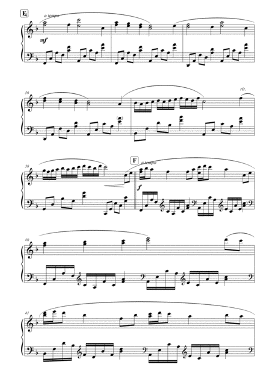 Ballade of Contemplation Piano Solo scores gallery preview page 5