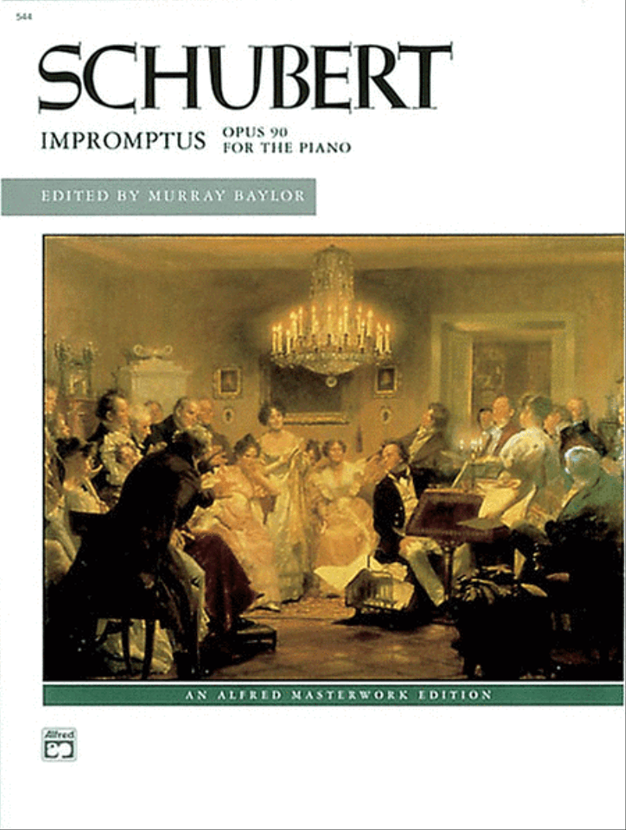 Schubert -- Impromptus, Op. 90 Piano Solo scores gallery preview page 1