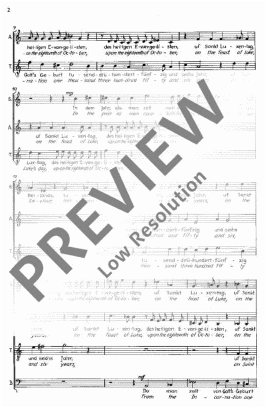 Der Tod zu Basel 4-Part scores gallery preview page 3