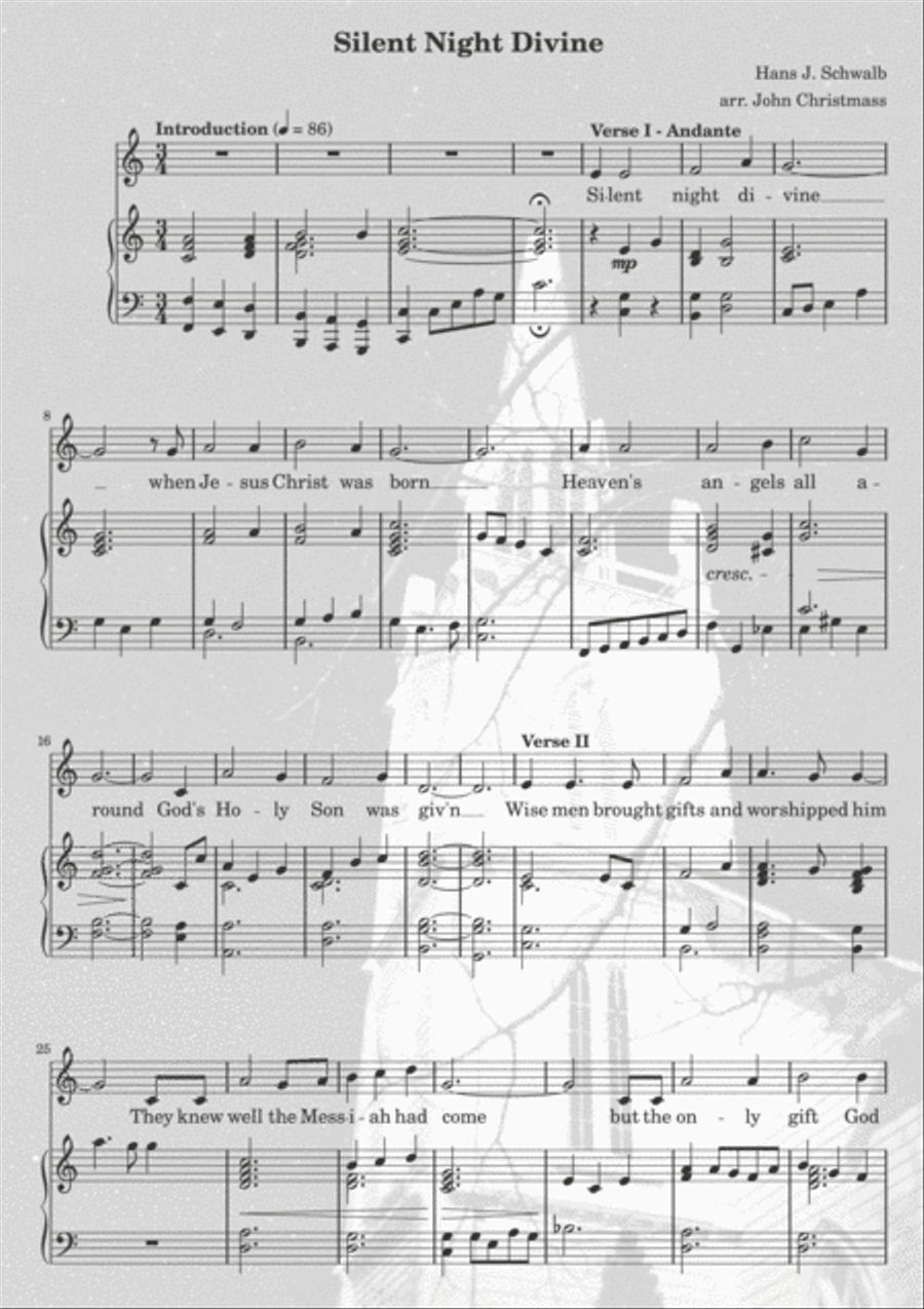 Silent Night Divine Voice scores gallery preview page 3