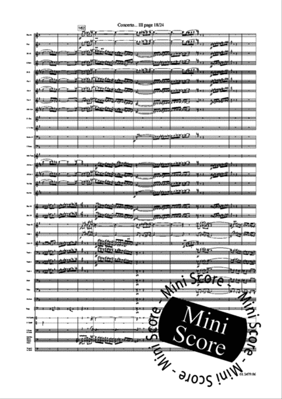 Concerto for Trumpet part 4 and 5 Concert Band scores gallery preview page 22