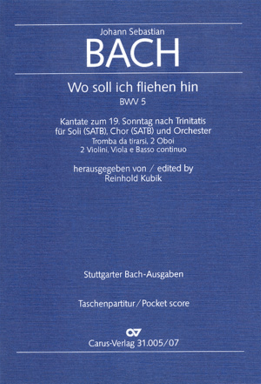 O where shall I now go (Wo soll ich fliehen hin) 4-Part scores gallery preview page 1