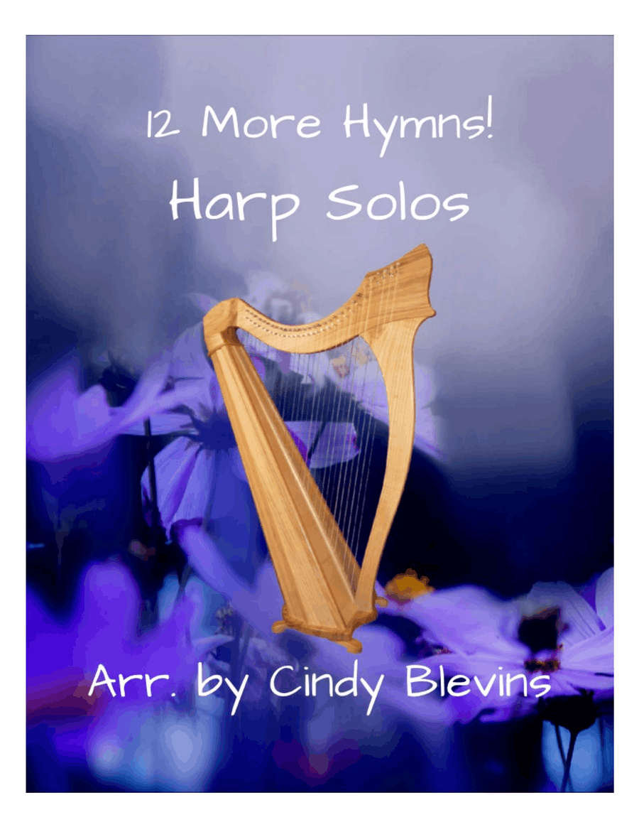 Book cover for 12 More Hymns! for Harp Solo (Lever or Pedal Harp)