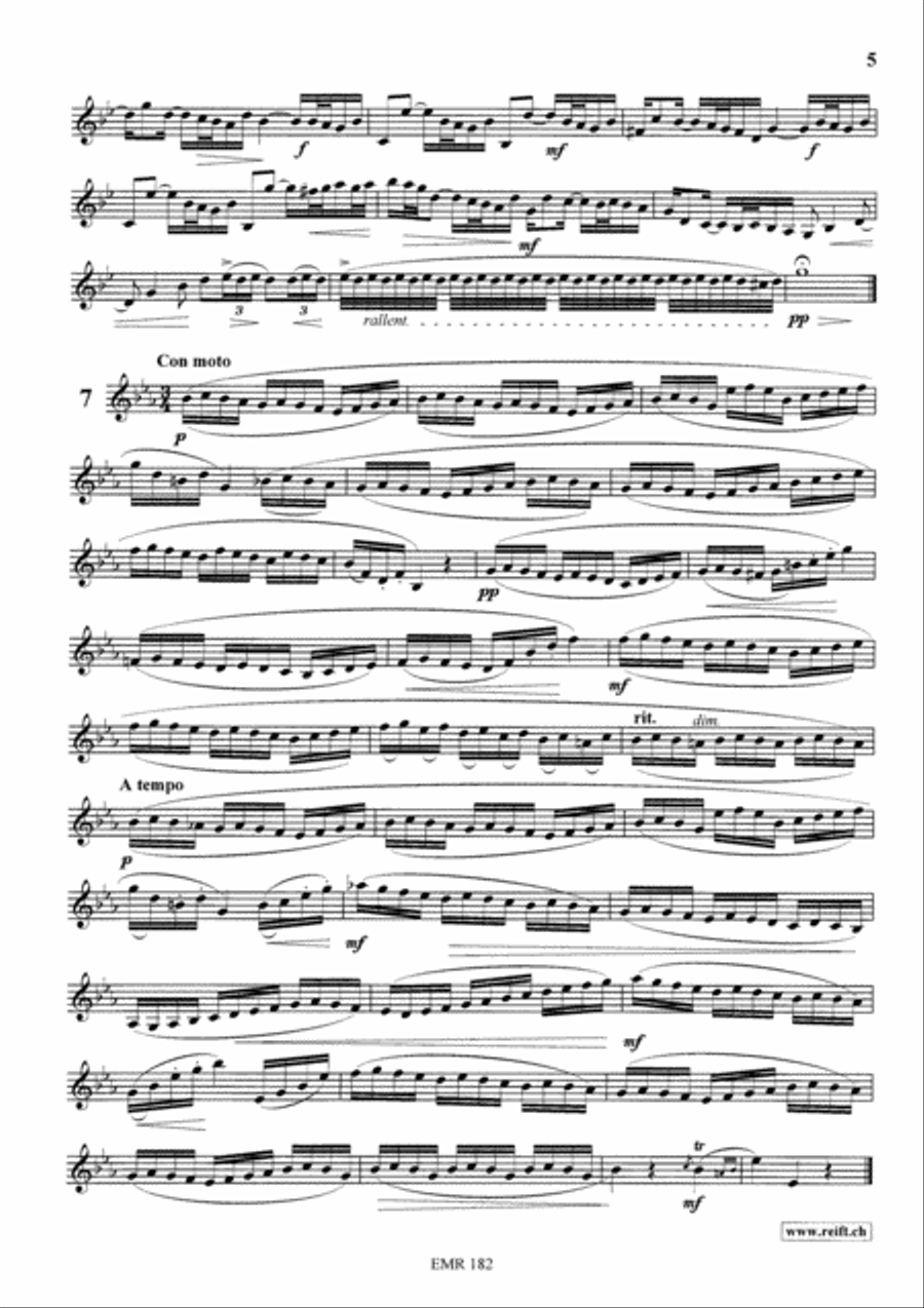 24 Melodic Studies Cornet scores gallery preview page 6