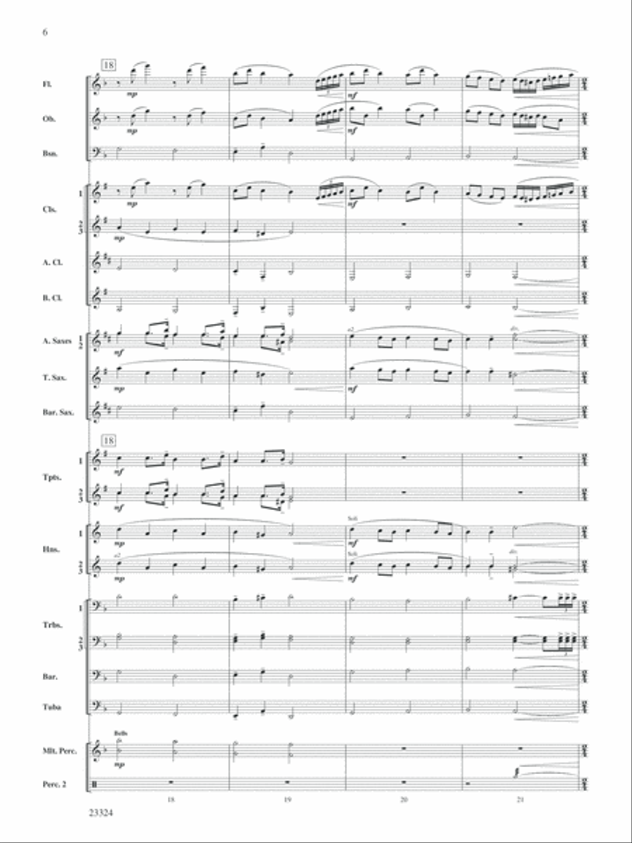 Two Russian Sketches: Score Concert Band scores gallery preview page 6