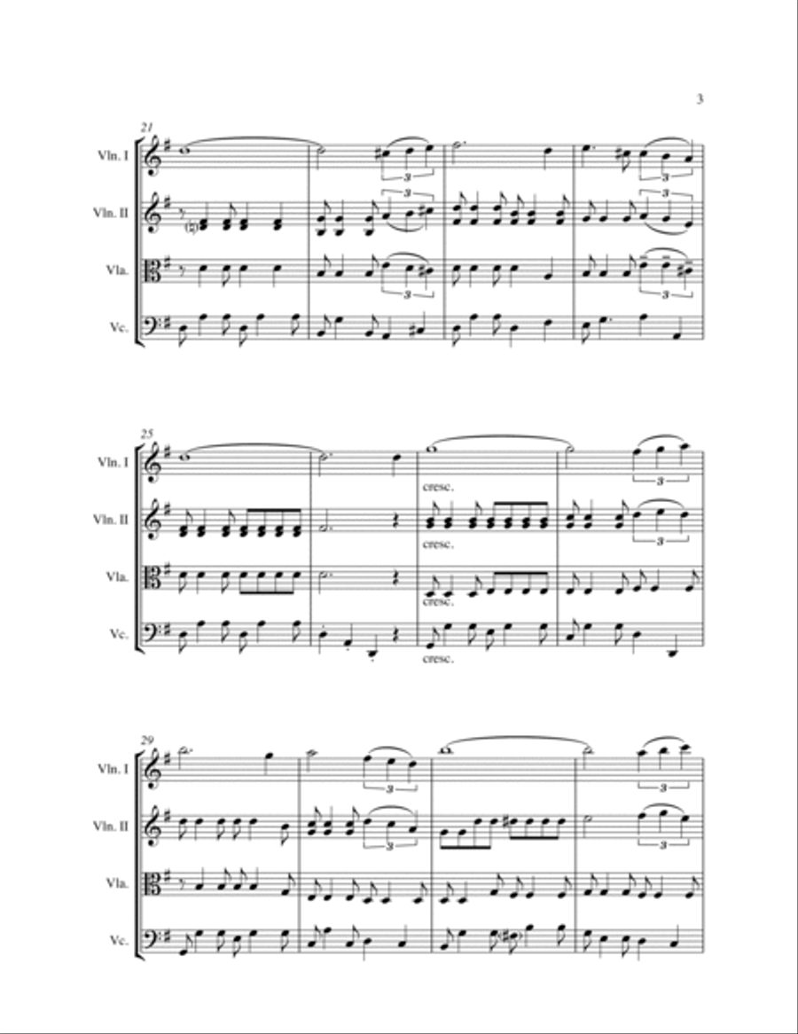 Beyond The Sea String Quartet scores gallery preview page 6