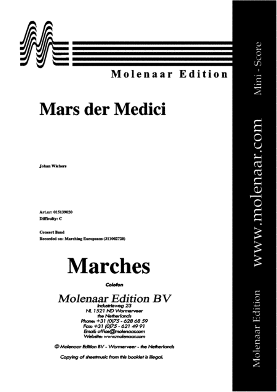 Mars Der Medici Concert Band scores gallery preview page 2