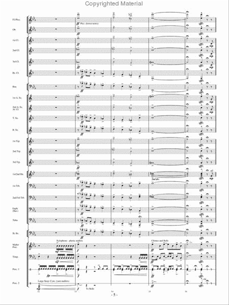 Make A Joyful Noise Concert Band scores gallery preview page 4