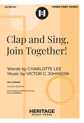 Book cover for Clap and Sing, Join Together!