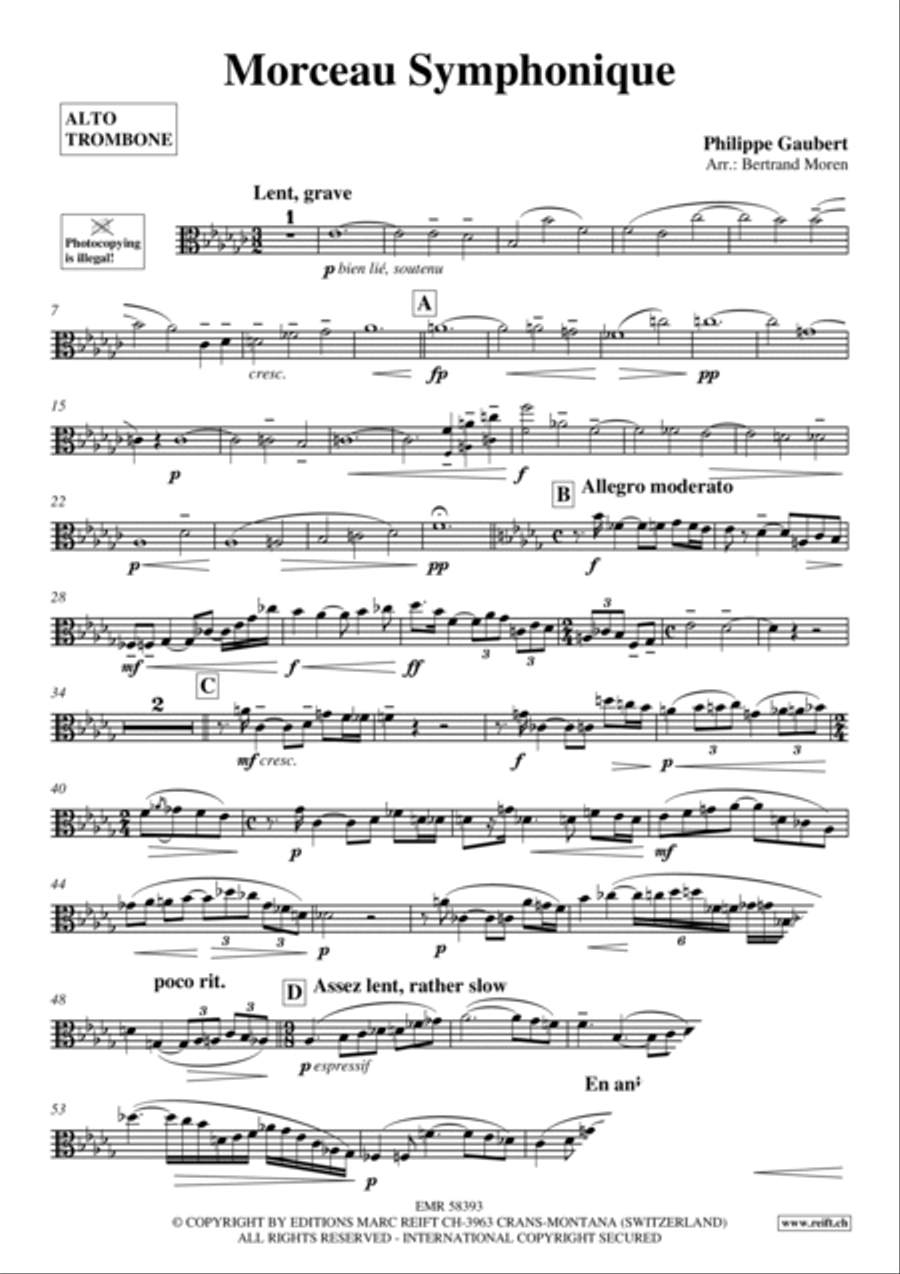 Morceau Symphonique Morceau Symphonique Piano Accompaniment scores gallery preview page 3