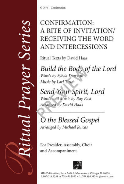 Confirmation: A Rite of Invitation / Receiving the Word & Intercessions image number null