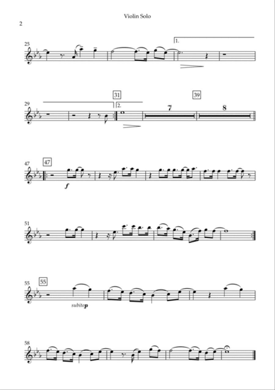 Fix You String Quintet scores gallery preview page 6