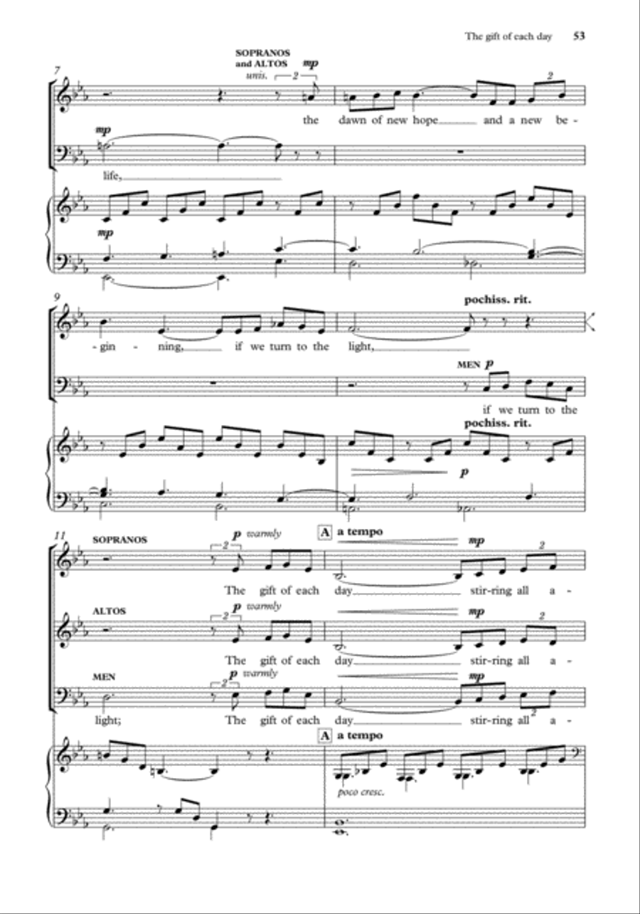 John Rutter Anthems for SA Men SA scores gallery preview page 51