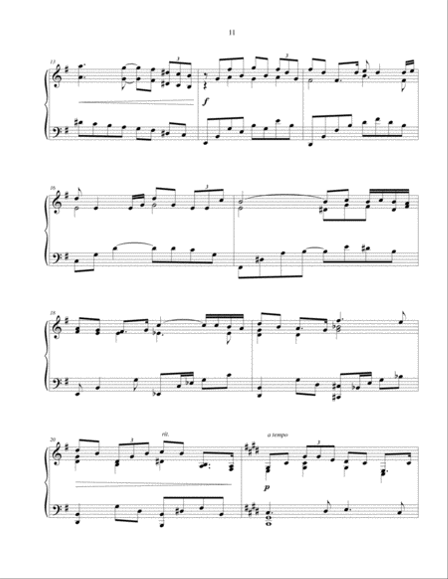 Lyrical Tone Poem No. 4, piano solo Piano Solo scores gallery preview page 3