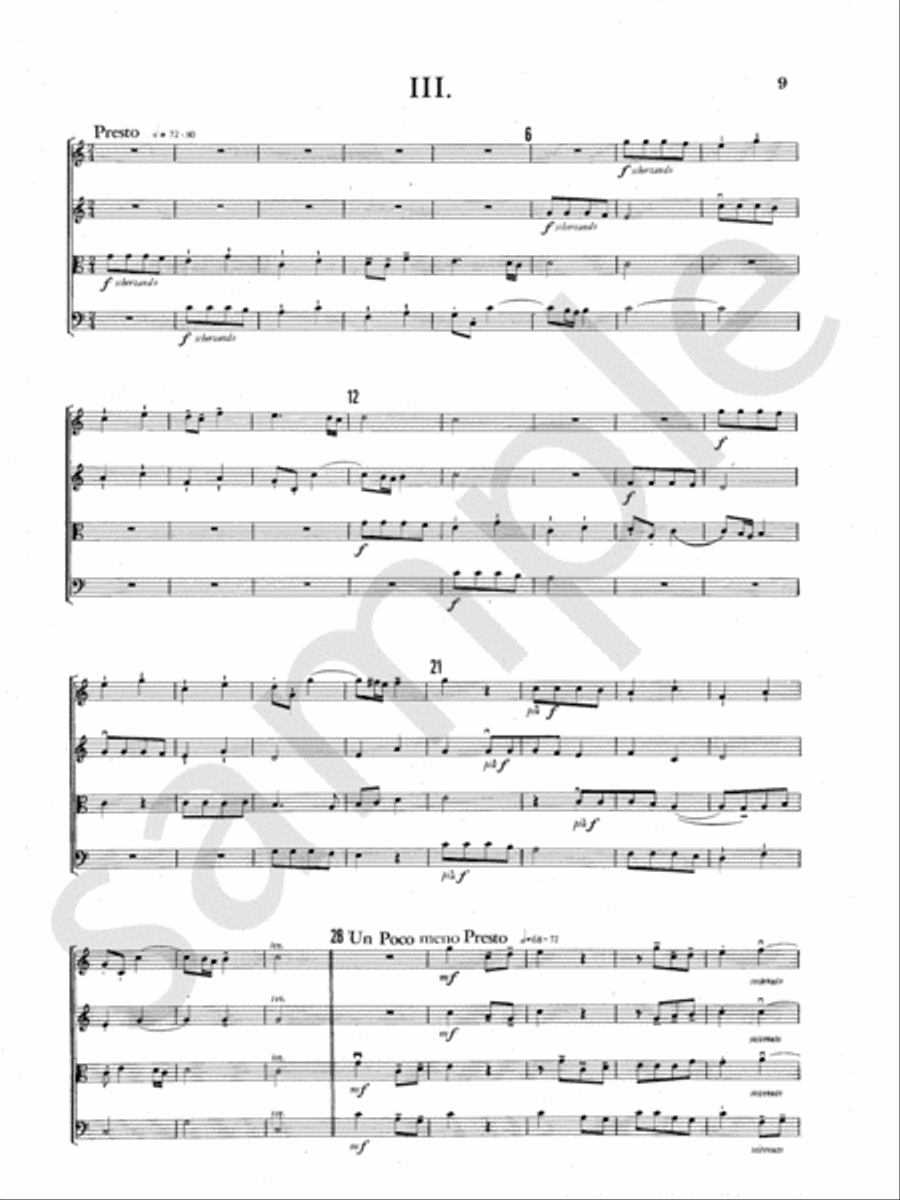 Three Four-part Ricercari 4-Part scores gallery preview page 7