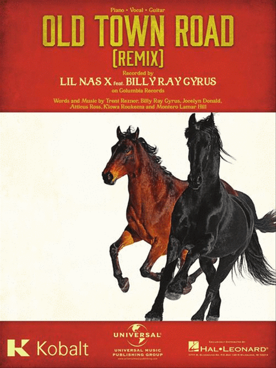 Old Town Road [Remix] Piano, Vocal, Guitar scores gallery preview page 2