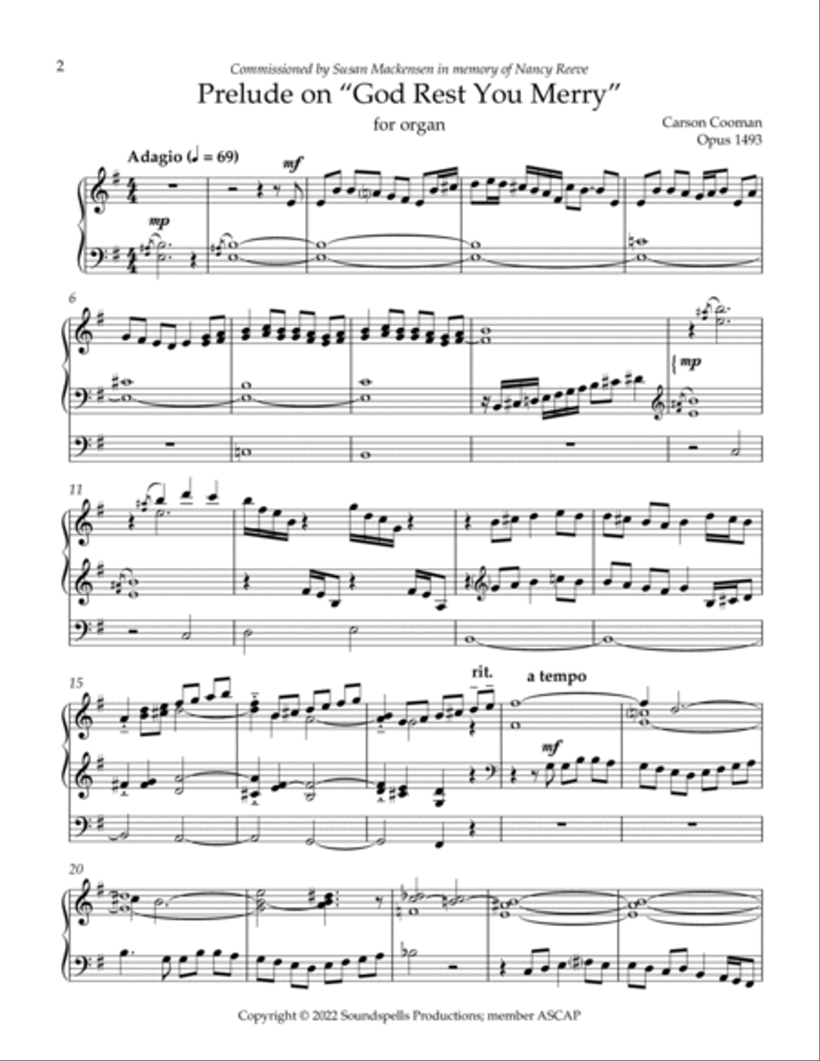Prelude on “God Rest You Merry” image number null
