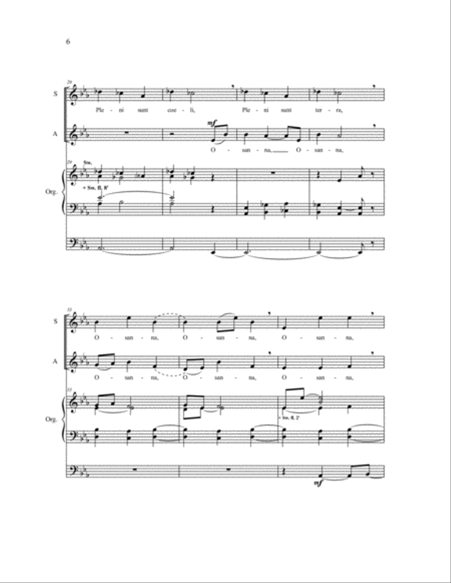 Sanctus Choir scores gallery preview page 5