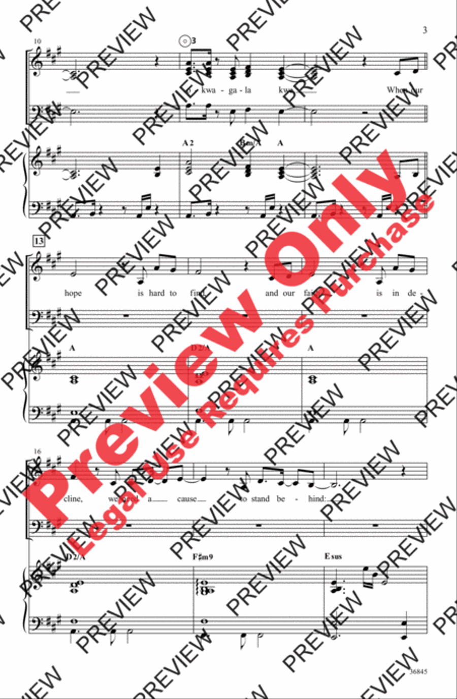 Love Love 4-Part scores gallery preview page 3