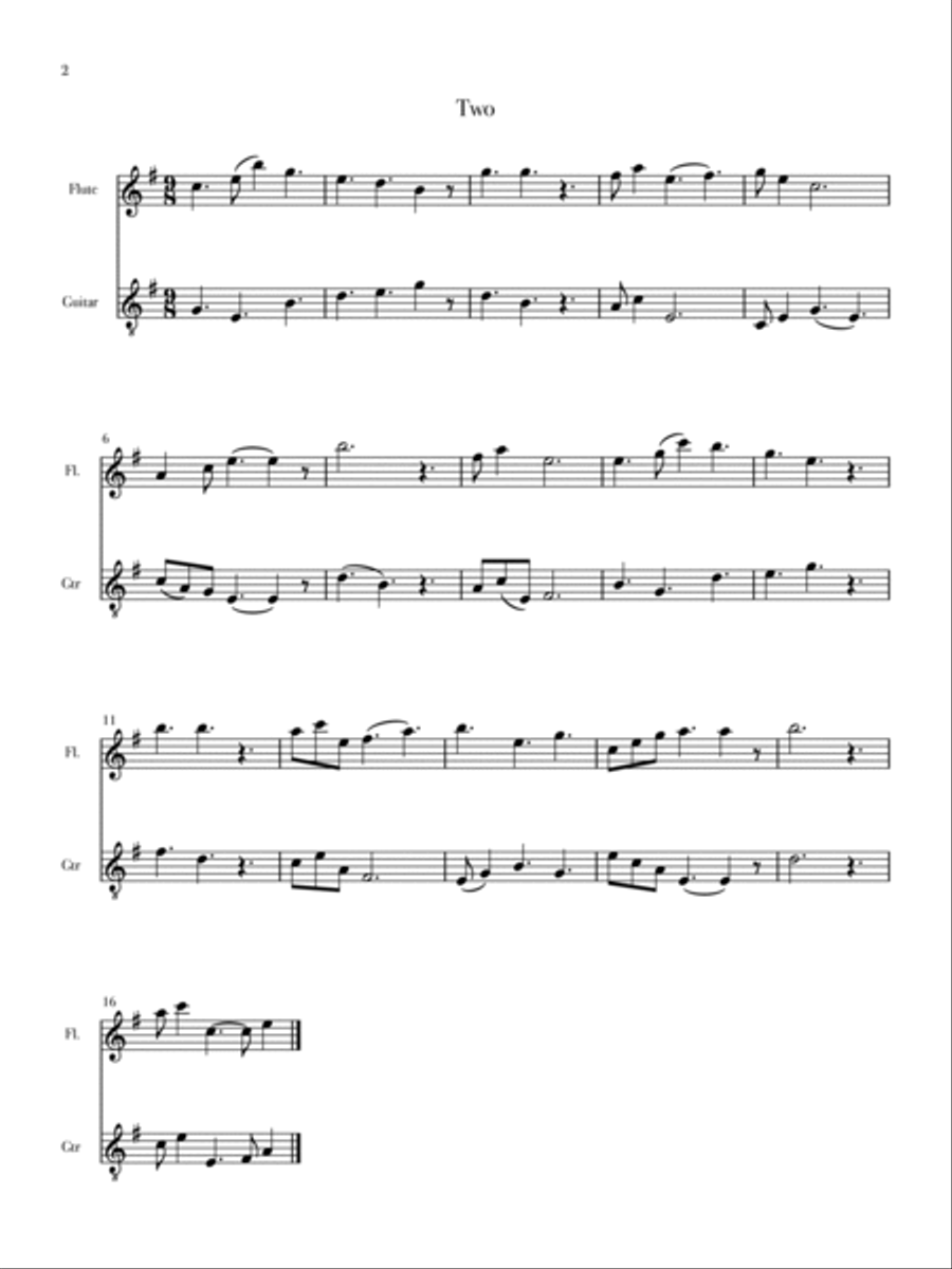 Matricaria Chamomilla Matricaria Chamomilla Flute scores gallery preview page 2