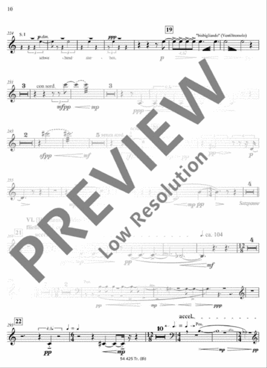 vergehn wie Rauch SSAATTBB scores gallery preview page 20