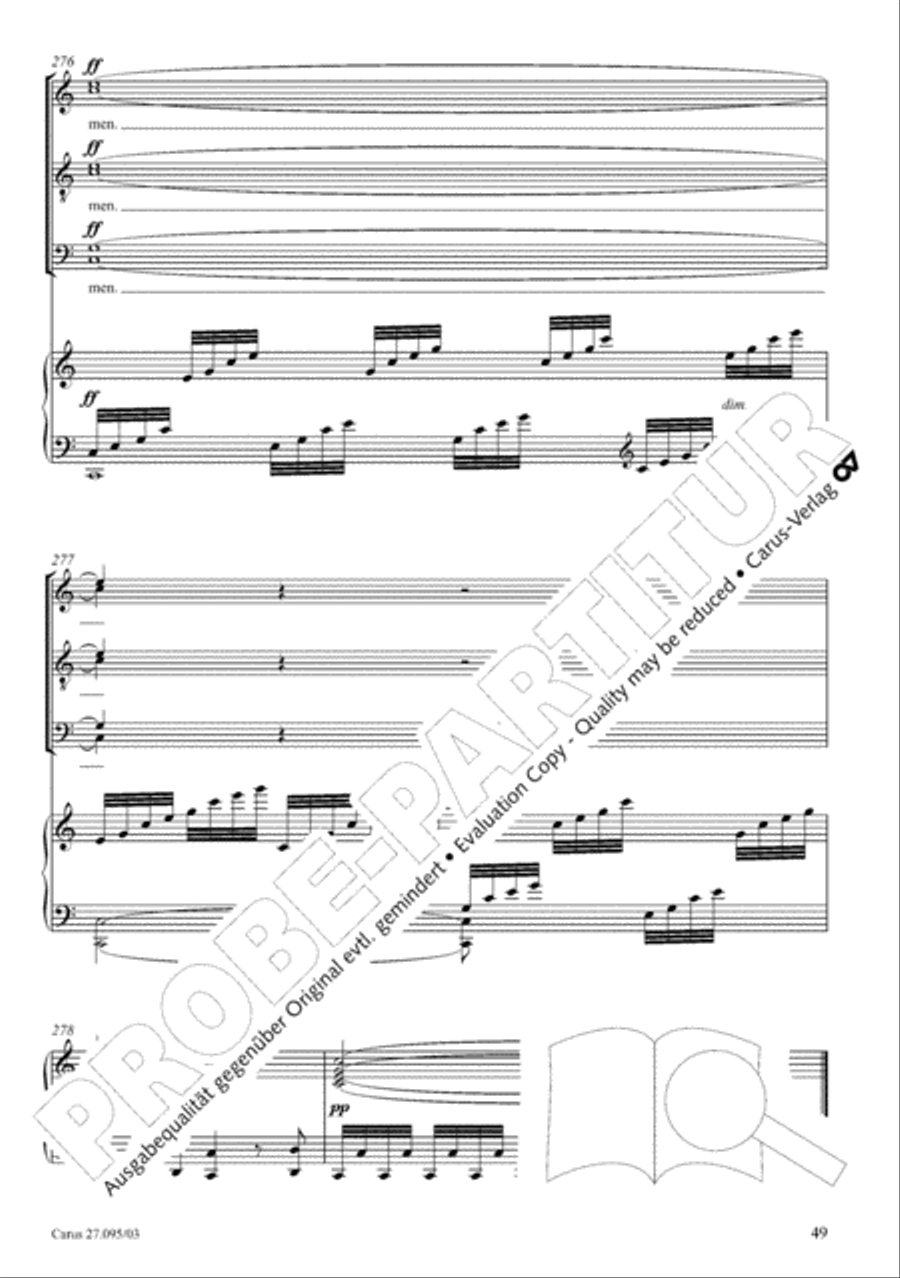 Messe solennelle de sainte Cecile STB scores gallery preview page 50