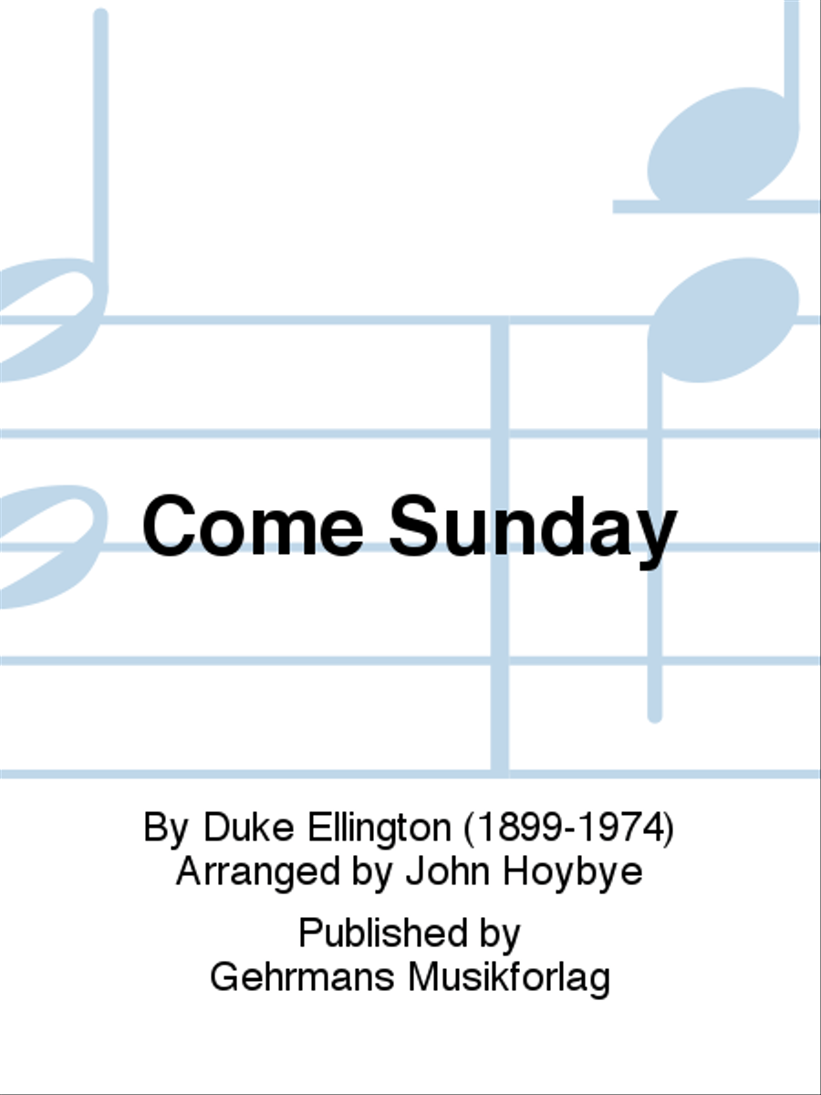 Come Sunday 4-Part scores gallery preview page 1