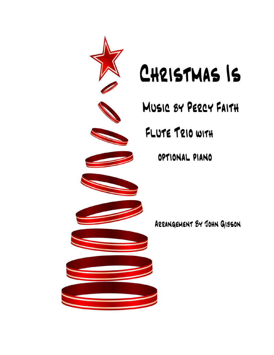 Christmas Is Woodwind Trio scores gallery preview page 1